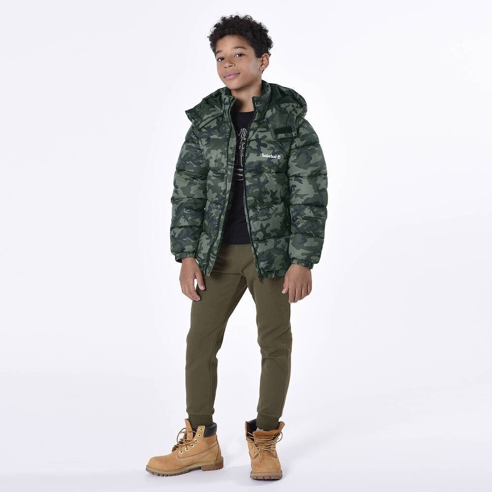Ixtreme Boys' Camouflage Puffer Jacket Medium NWT in packaging